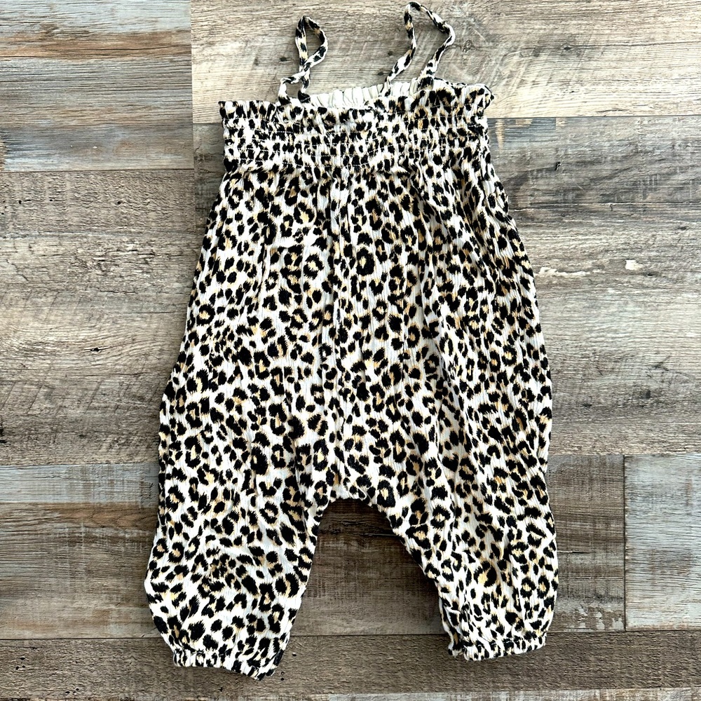 Old Navy Baby Strappy Sleeve Jersey Jumper Romper Size 6-12 Mo